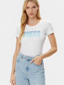 Жіноча біла футболка модель W5GI14.J1314;G011 Фото