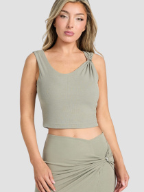 Жіночий оливковий топ модель W5GP22.KAQL2;G9D5 Фото