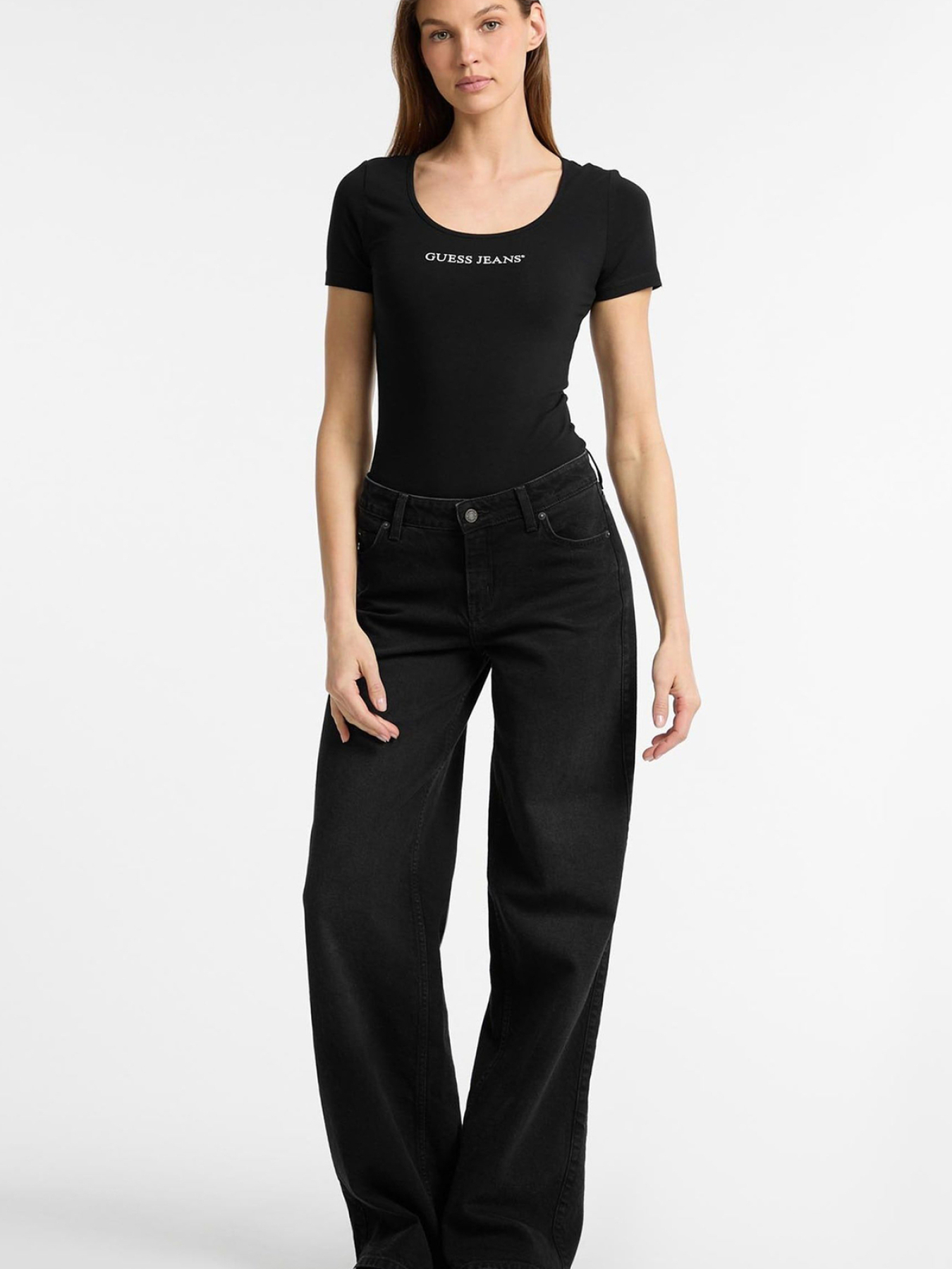 Женское черное боди модель W5GP25.J1314;JBLK Фото