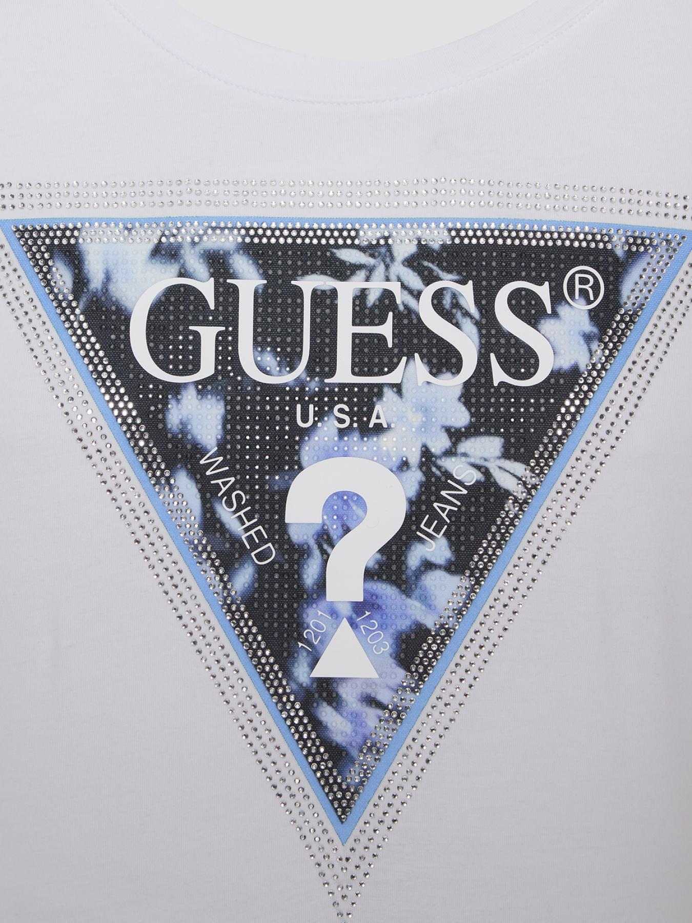 Женская белая футболка модель W5RI00.J1314;G011 Фото