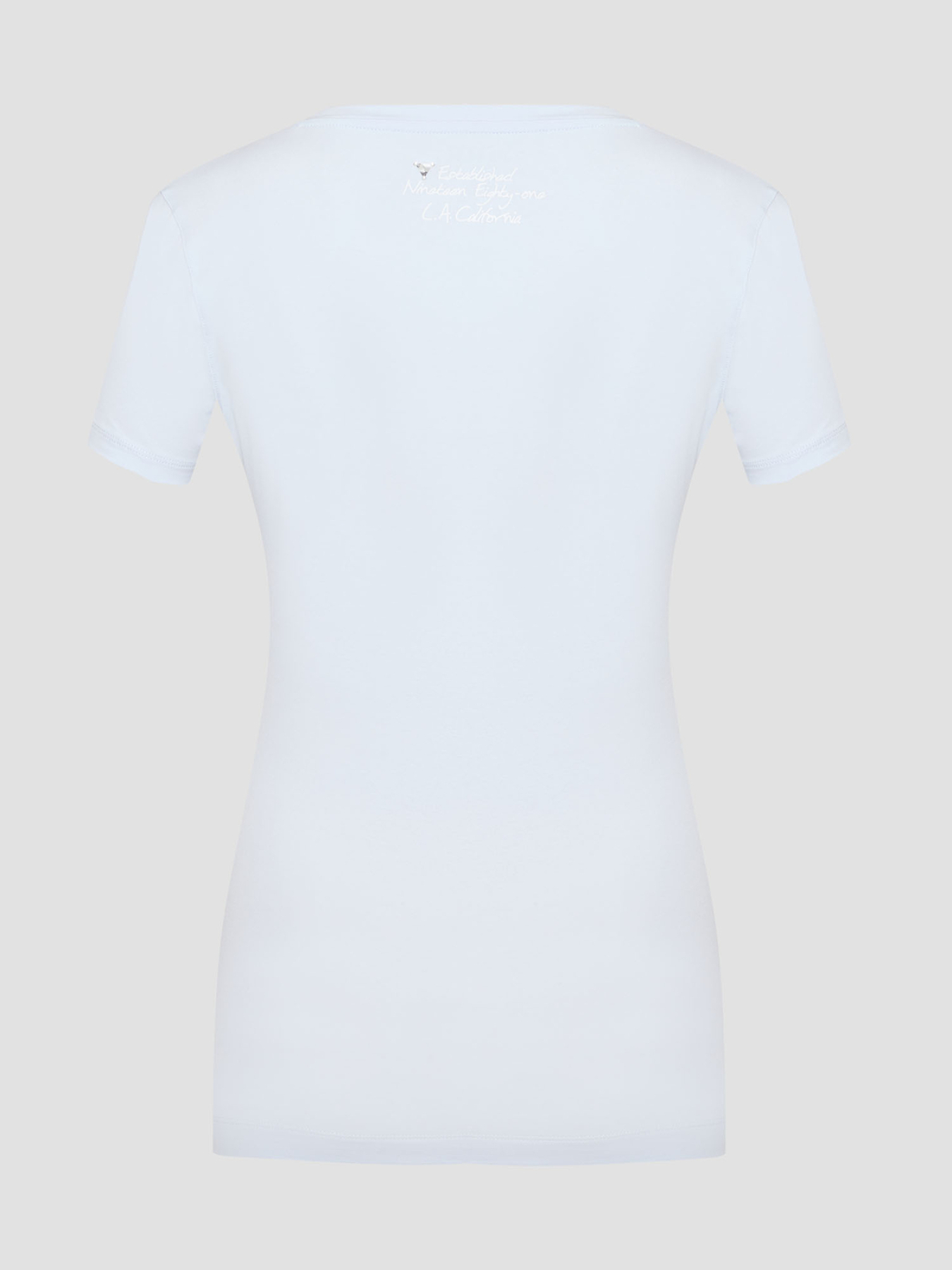 Жіноча блакитна футболка модель W5RI00.J1314;G7S1 Фото