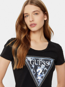 Женская черная футболка модель W5RI00.J1314;JBLK Фото