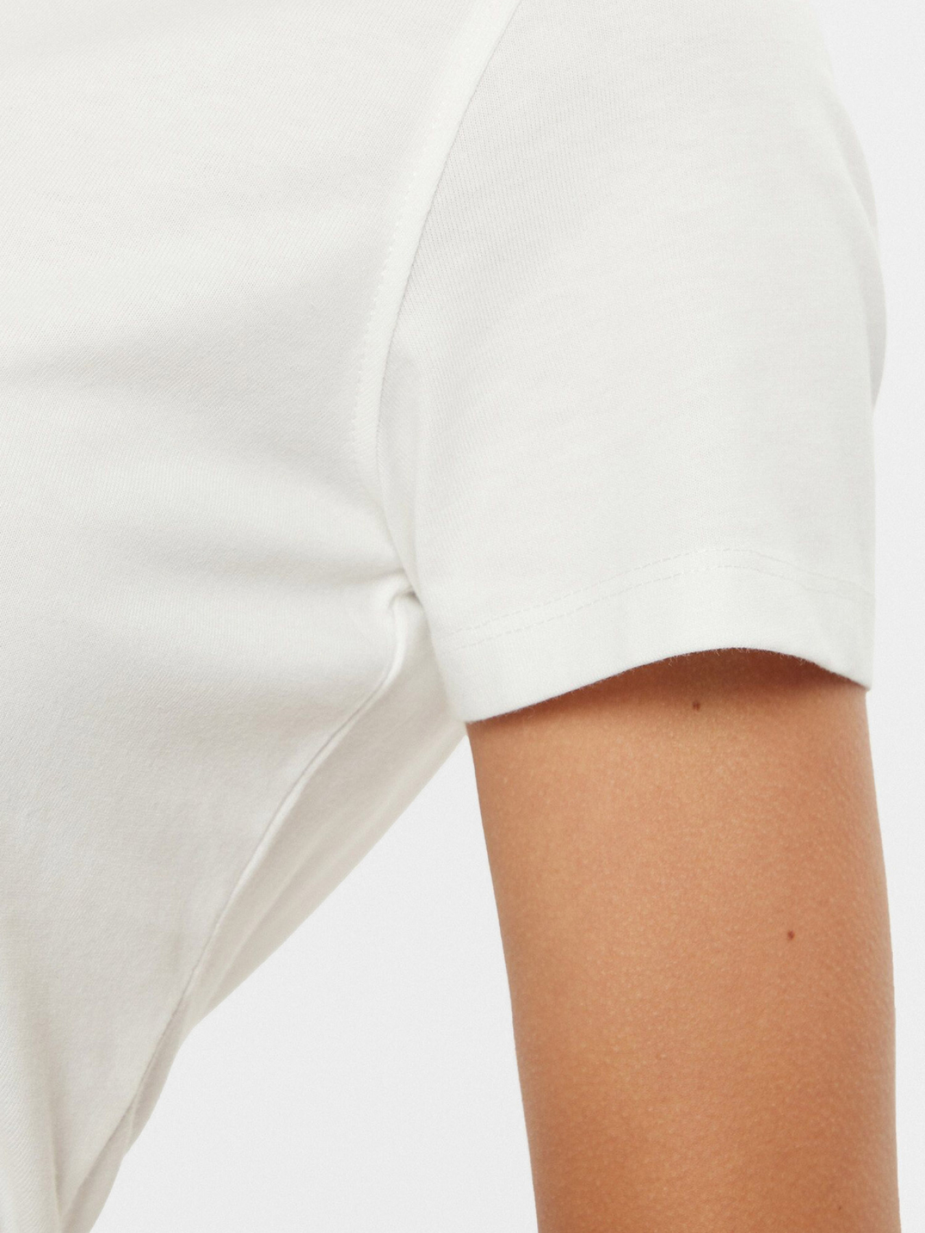 Женская белая футболка модель W5RI19.I3Z14;G012 Фото