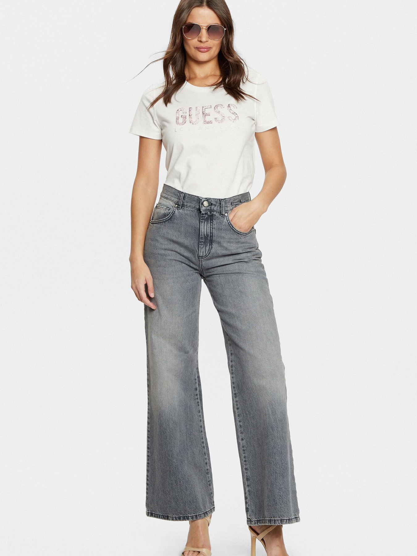 Женская белая футболка модель W5RI19.I3Z14;G012 Фото