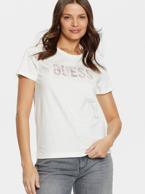 Женская белая футболка модель W5RI19.I3Z14;G012 Фото