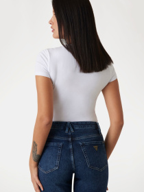 Жіноча біла футболка модель W5RI22.J1314;G011 Фото