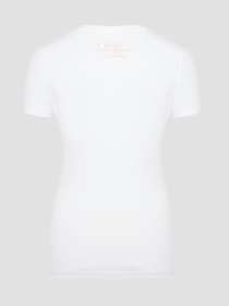 Жіноча біла футболка модель W5RI22.J1314;G011 Фото