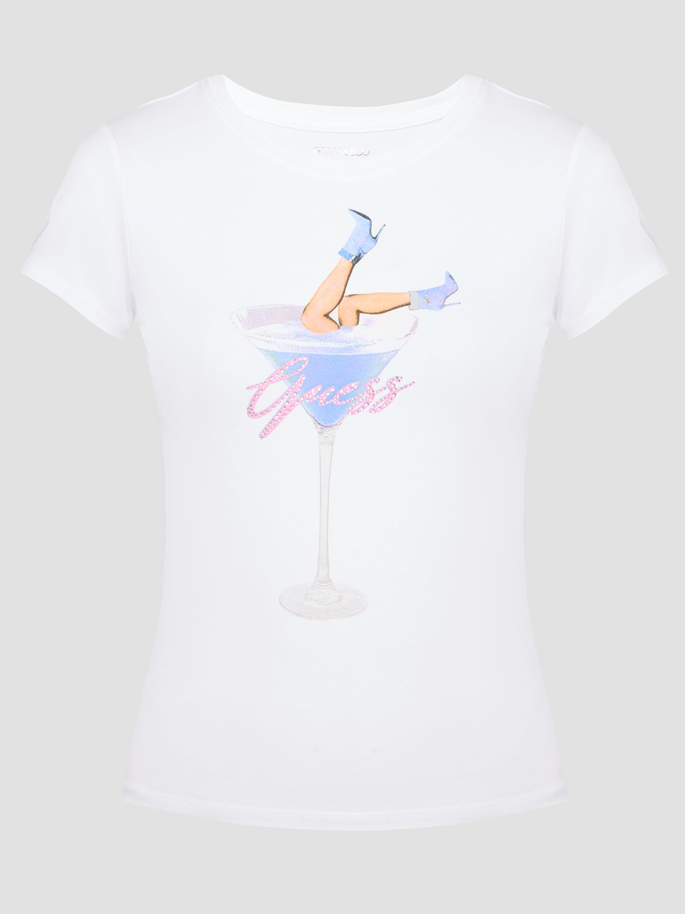 Женская белая футболка модель W5RI29.KA0Q1;G011 Фото