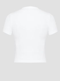 Жіноча біла футболка модель W5RI68.KA0H1;G011 Фото