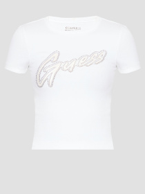 Жіноча біла футболка модель W5RI68.KA0H1;G011 Фото