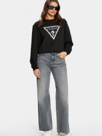 Женский черный свитшот модель W5RQ09.K8802;JBLK Женский черный свитшот модель W5RQ09.K8802;JBLK Фото