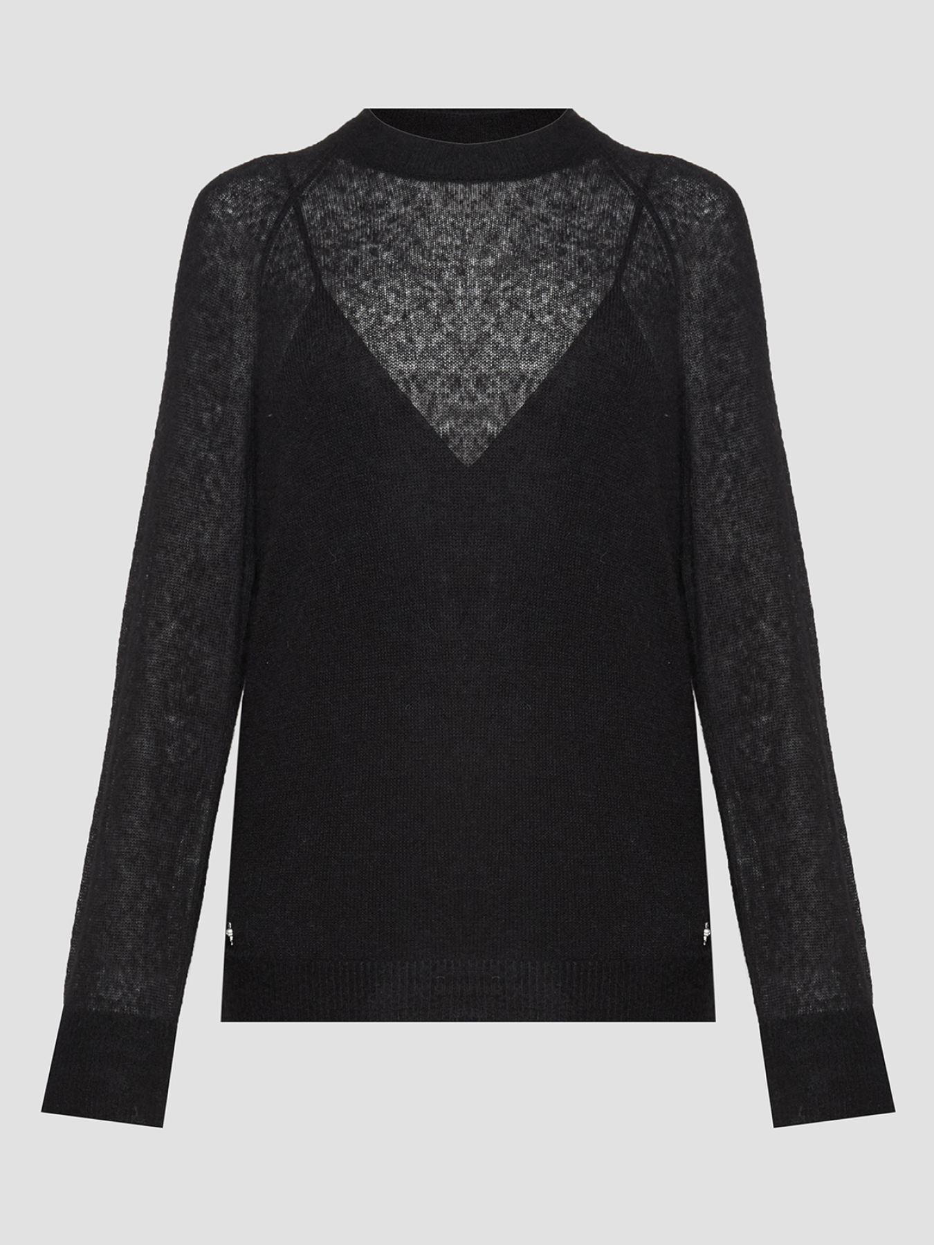 Женский черный шерстяной джемпер модель W5RR06.Z3HQ0;JBLK Фото