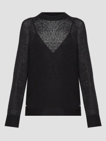 Женский черный шерстяной джемпер модель W5RR06.Z3HQ0;JBLK Фото