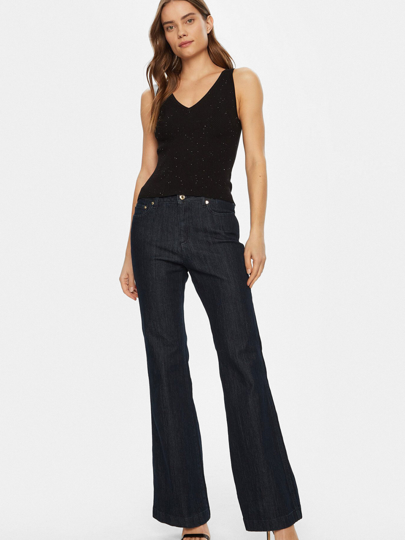 Жіночий чорний топ модель W5RR18.Z34O0;JBLK Жіночий чорний топ модель W5RR18.Z34O0;JBLK Фото