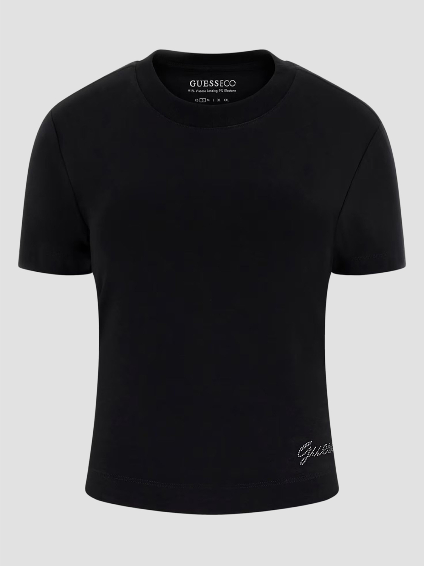 Женская черная футболка модель W5YI06.KCYV2;JBLK Фото