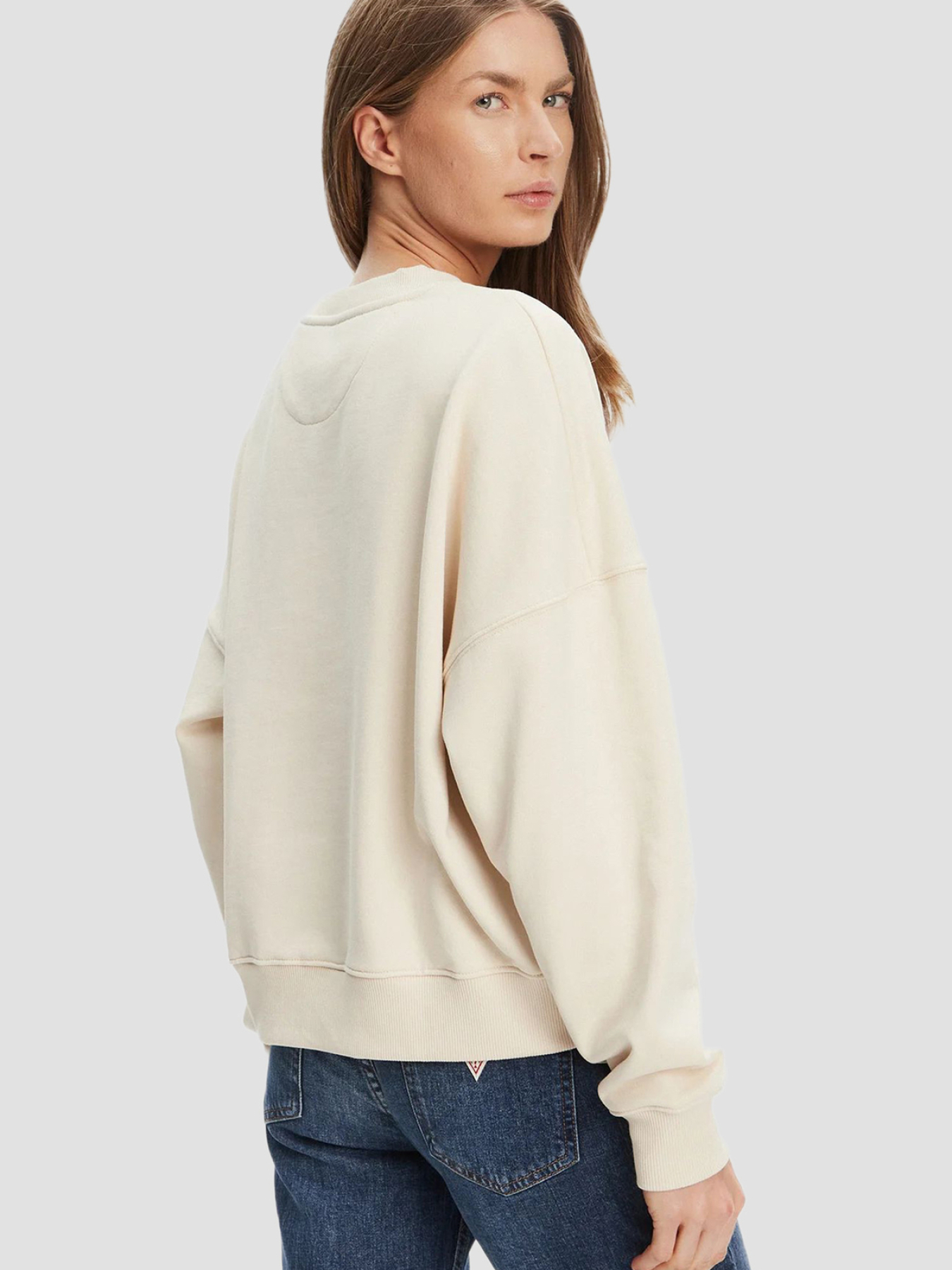 Женский бежевый свитшот модель W5YQ04.KC8I0;G1F7 Фото