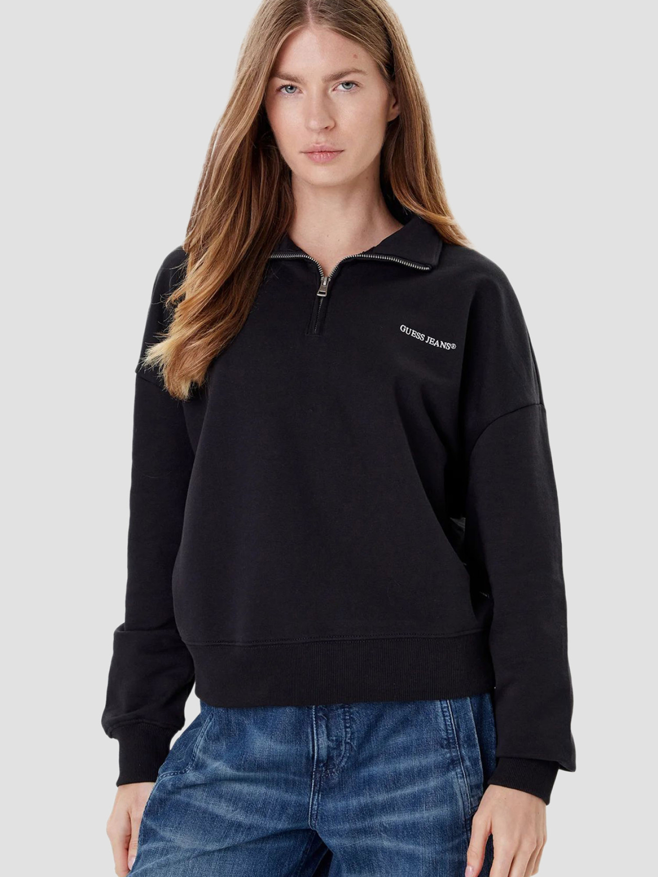 Спортивна кофта Guess Jeans модель W5YQ09.K68I4;JBLK Фото