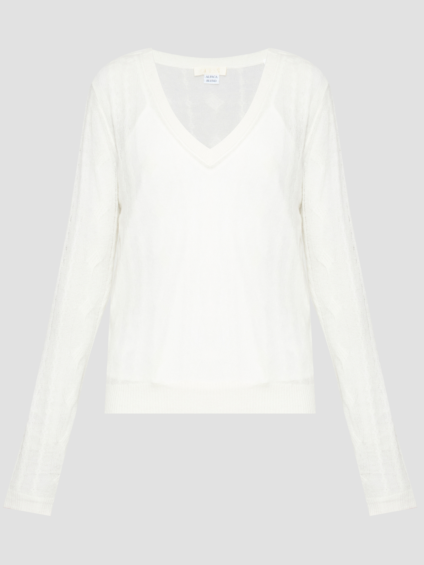 Женский белый шерстяной пуловер модель W5YR00.Z3HQ0;G012 Фото