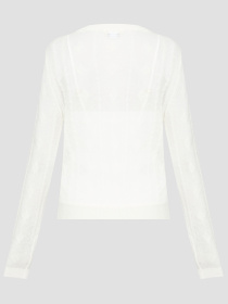 Женский белый шерстяной пуловер модель W5YR00.Z3HQ0;G012 Фото