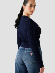 Женский темно-синий кардиган модель W5YR11.Z0130;G7V2 Фото