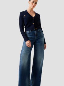 Женский темно-синий кардиган модель W5YR11.Z0130;G7V2 Фото