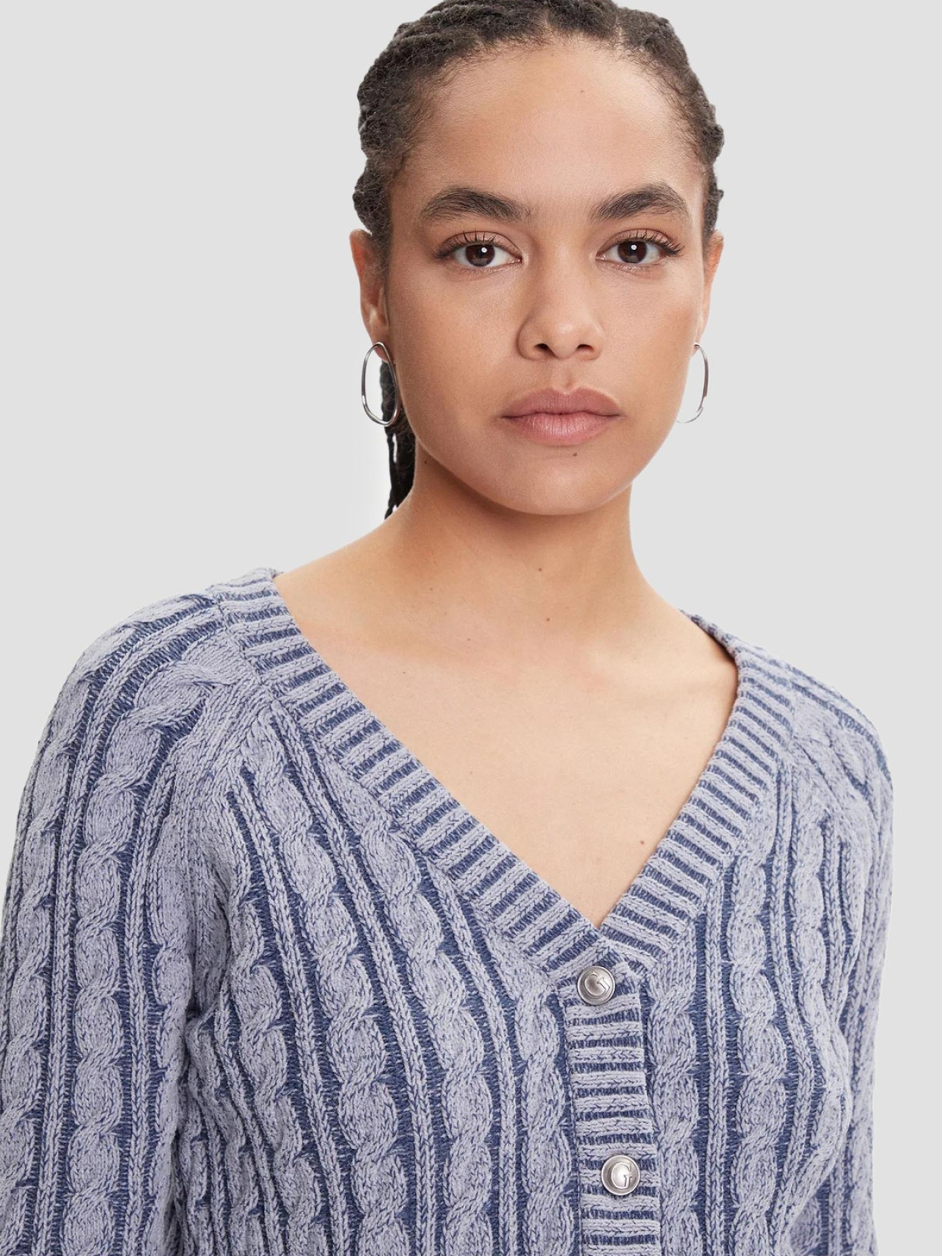 Жіночий блакитний кардиган модель W5YR15.Z3OU0;FBCA Фото