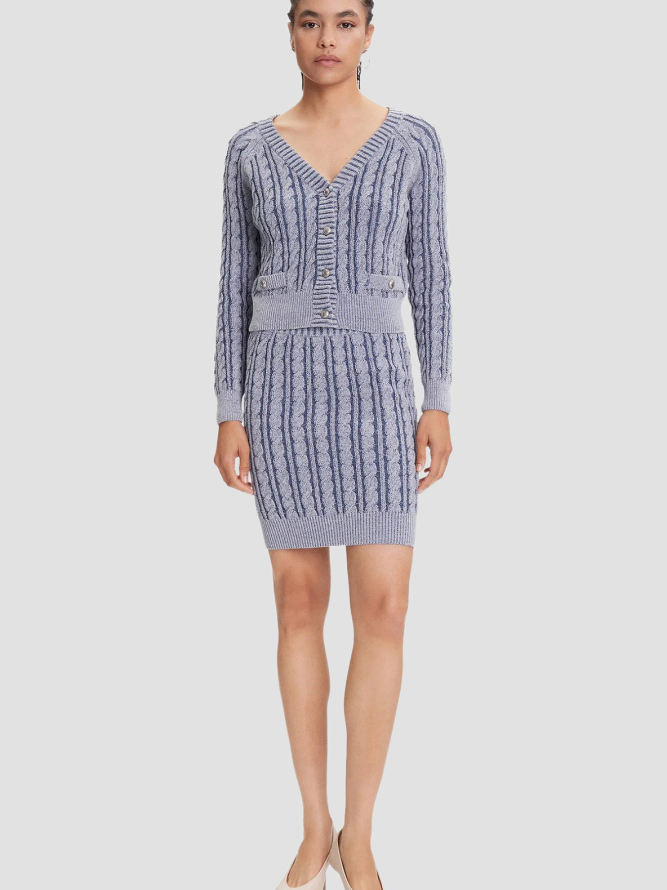 Жіночий блакитний кардиган модель W5YR15.Z3OU0;FBCA Фото