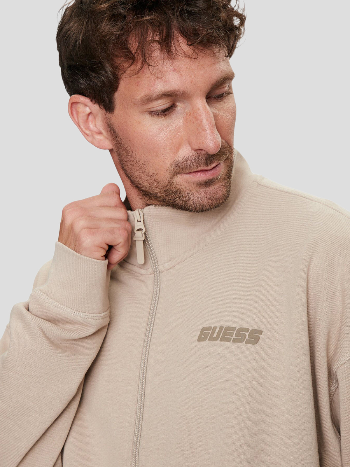 Чоловіча бежева спортивна кофта модель Z4YQ01.KAIJ1;G1CA Фото