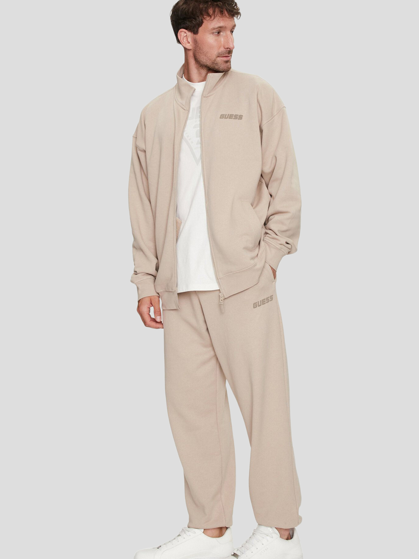 Чоловіча бежева спортивна кофта модель Z4YQ01.KAIJ1;G1CA Фото