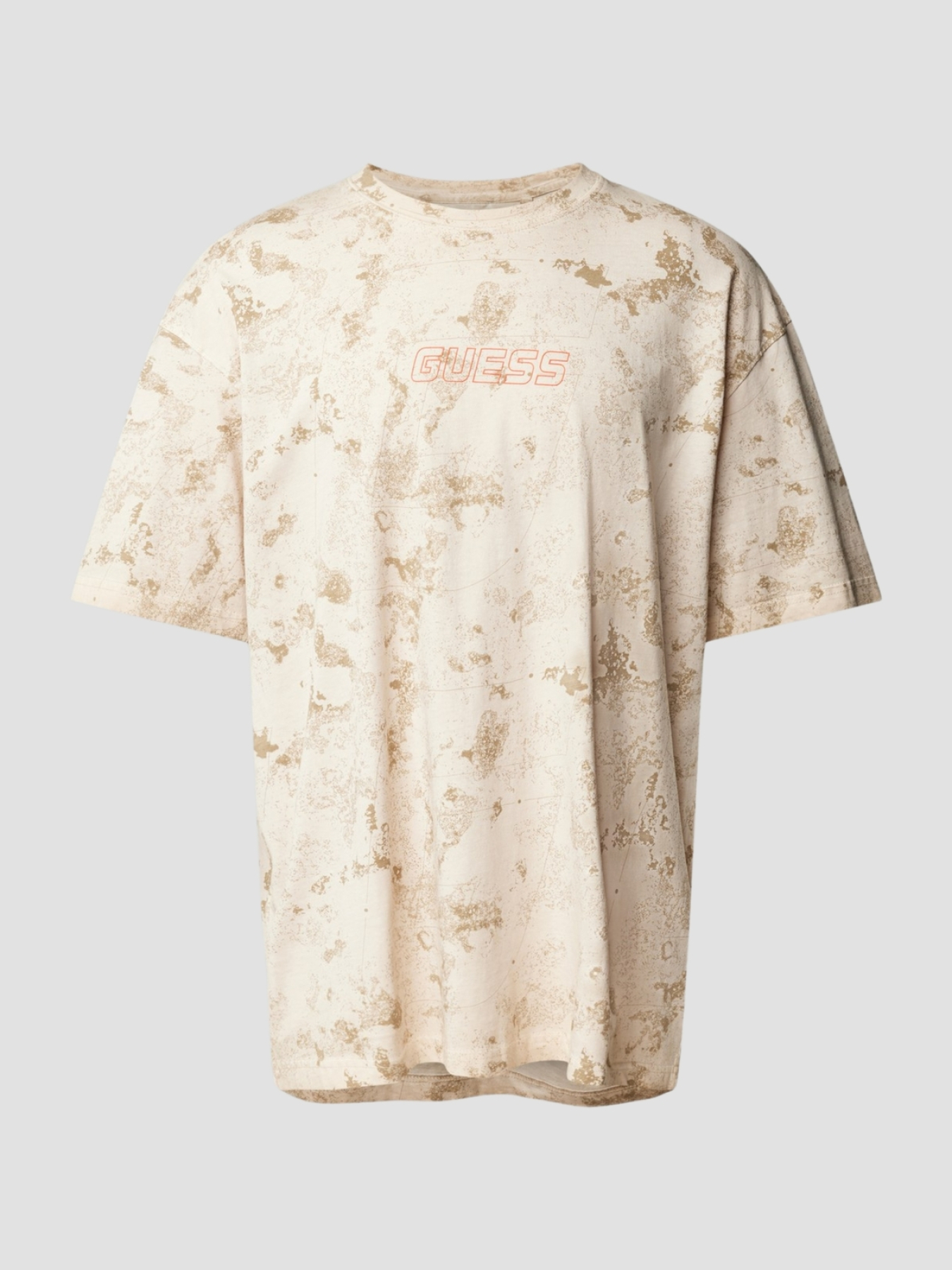 Мужская бежевая футболка модель Z5GI01.I3Z14;P1LN Фото