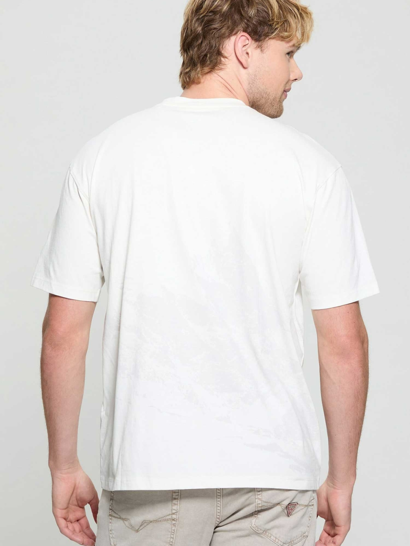 Чоловіча біла футболка модель Z5GI05.I3Z14;G018 Фото