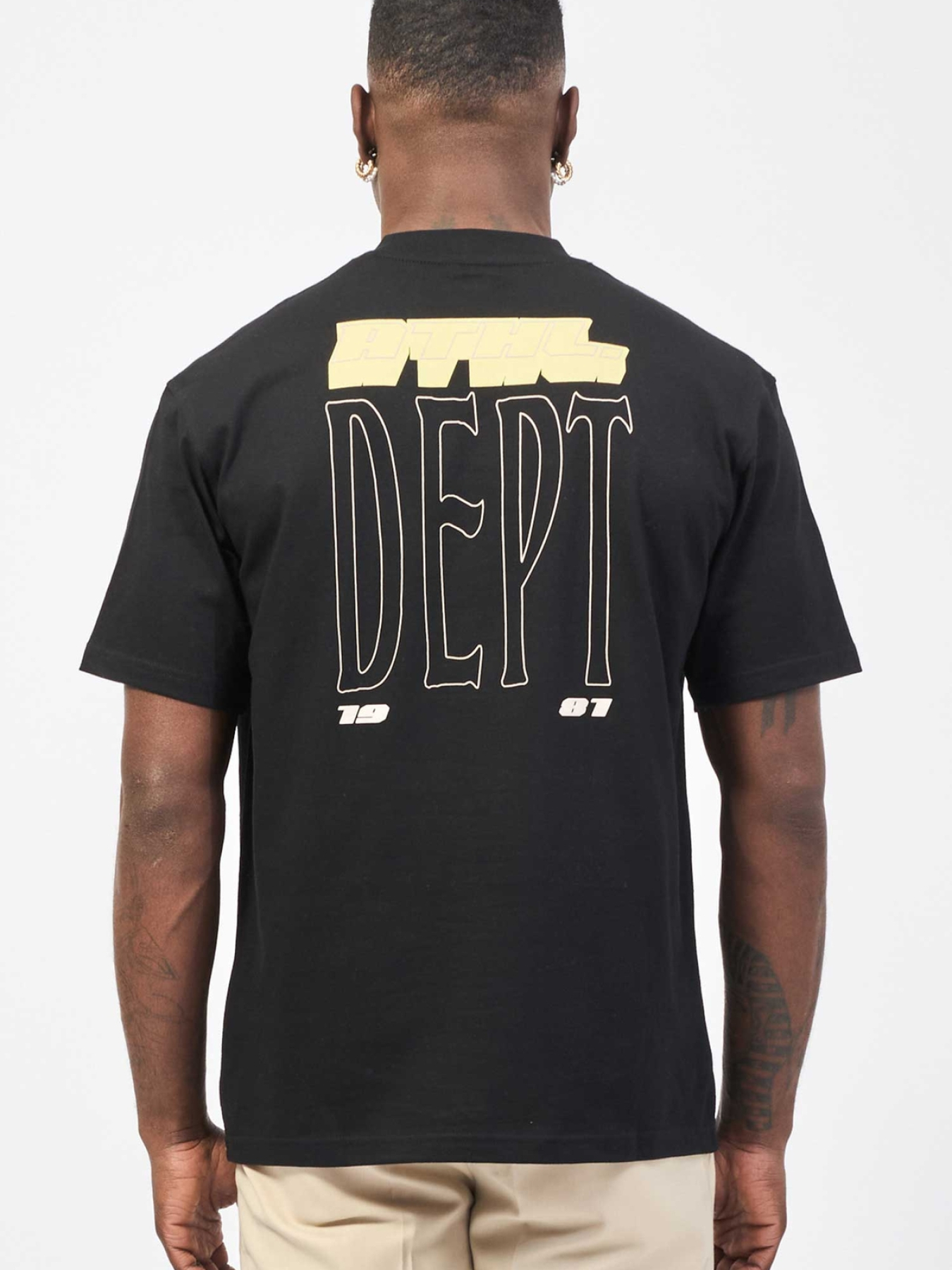 Мужская черная футболка модель Z5GI08.I3Z14;JBLK Фото