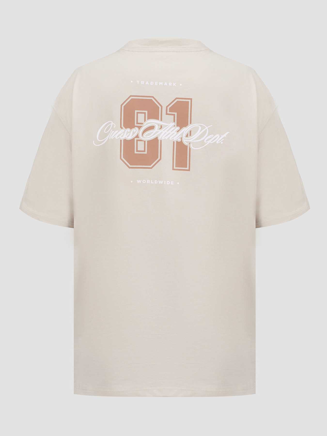 Мужская бежевая футболка модель Z5RI02.I3Z14;G9H6 Фото