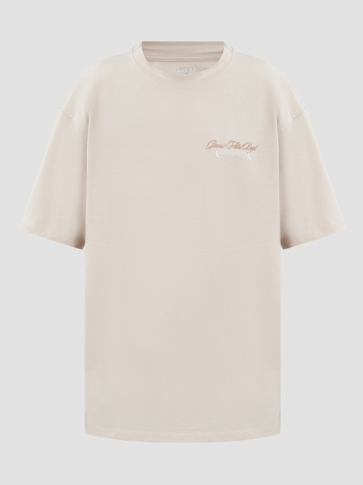 Мужская бежевая футболка модель Z5RI02.I3Z14;G9H6 Фото