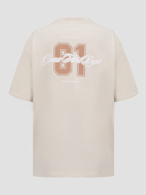Мужская бежевая футболка модель Z5RI02.I3Z14;G9H6 Фото