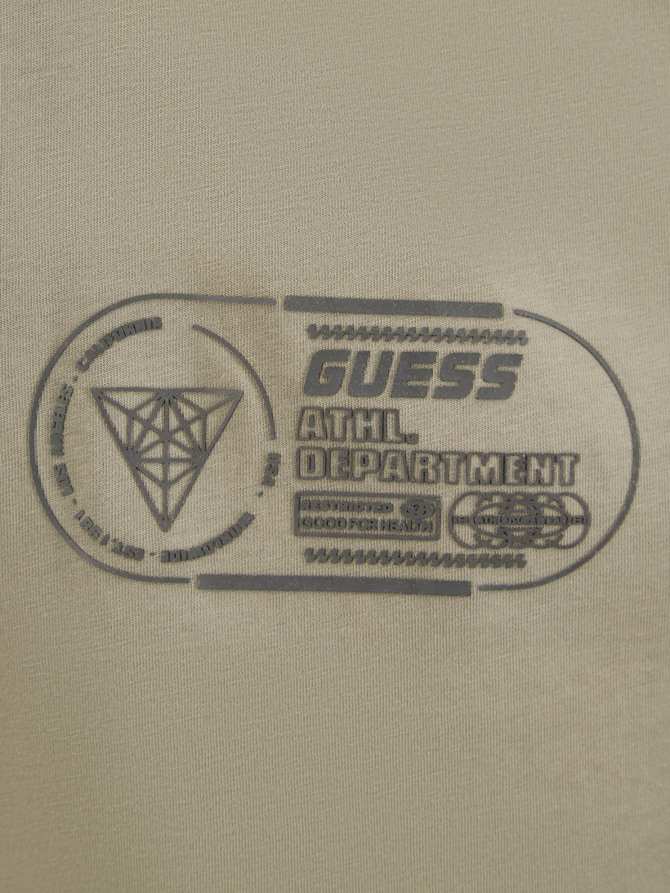 Мужская оливковая футболка модель Z5RI05.I3Z14;G855 Фото