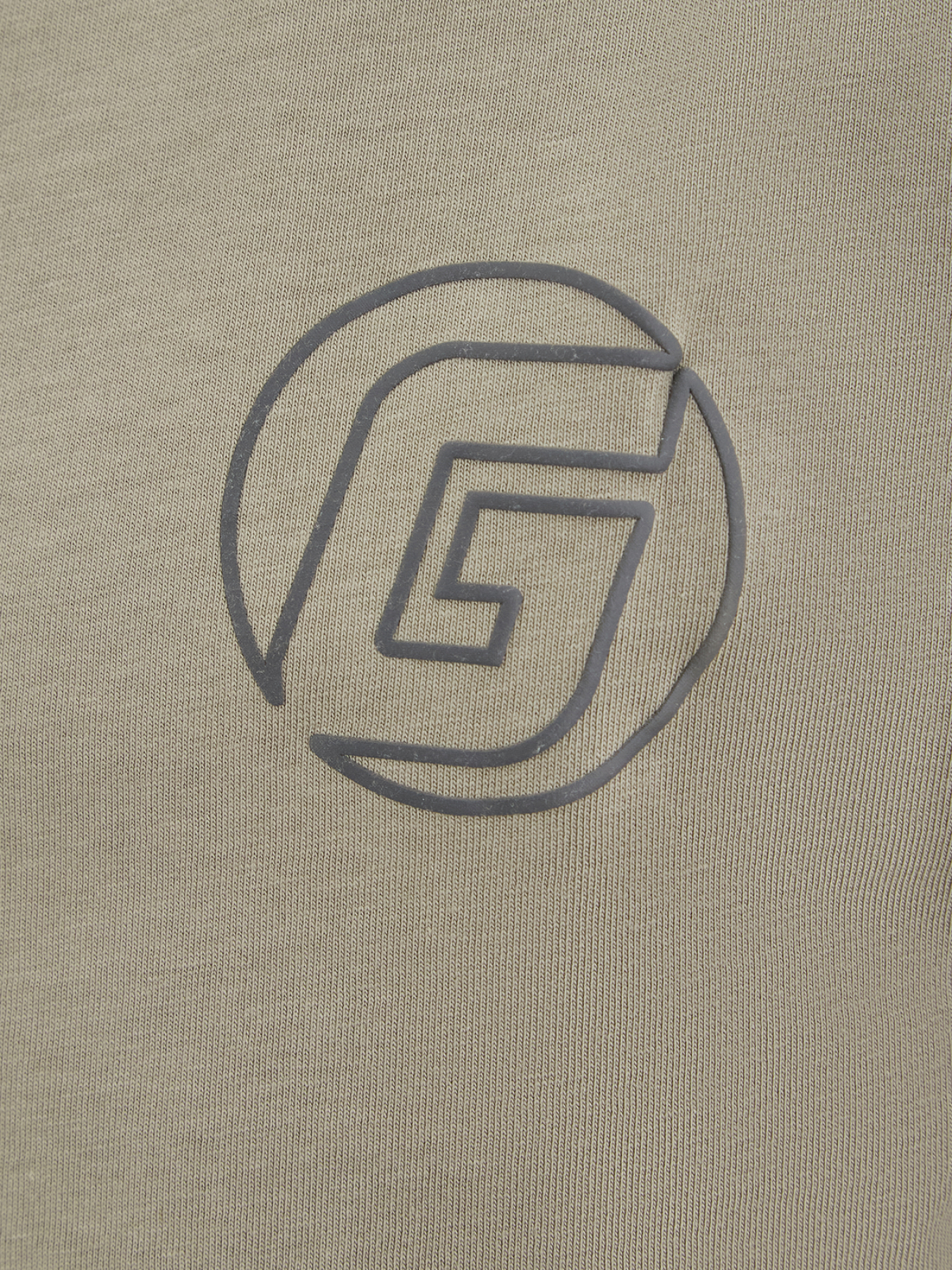 Мужская оливковая футболка модель Z5RI05.I3Z14;G855 Фото