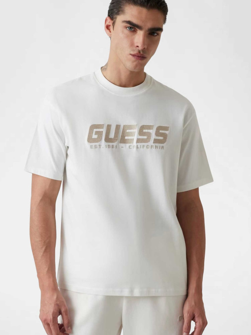 Мужская белая футболка модель Z5RI10.I3Z14;G018 Фото