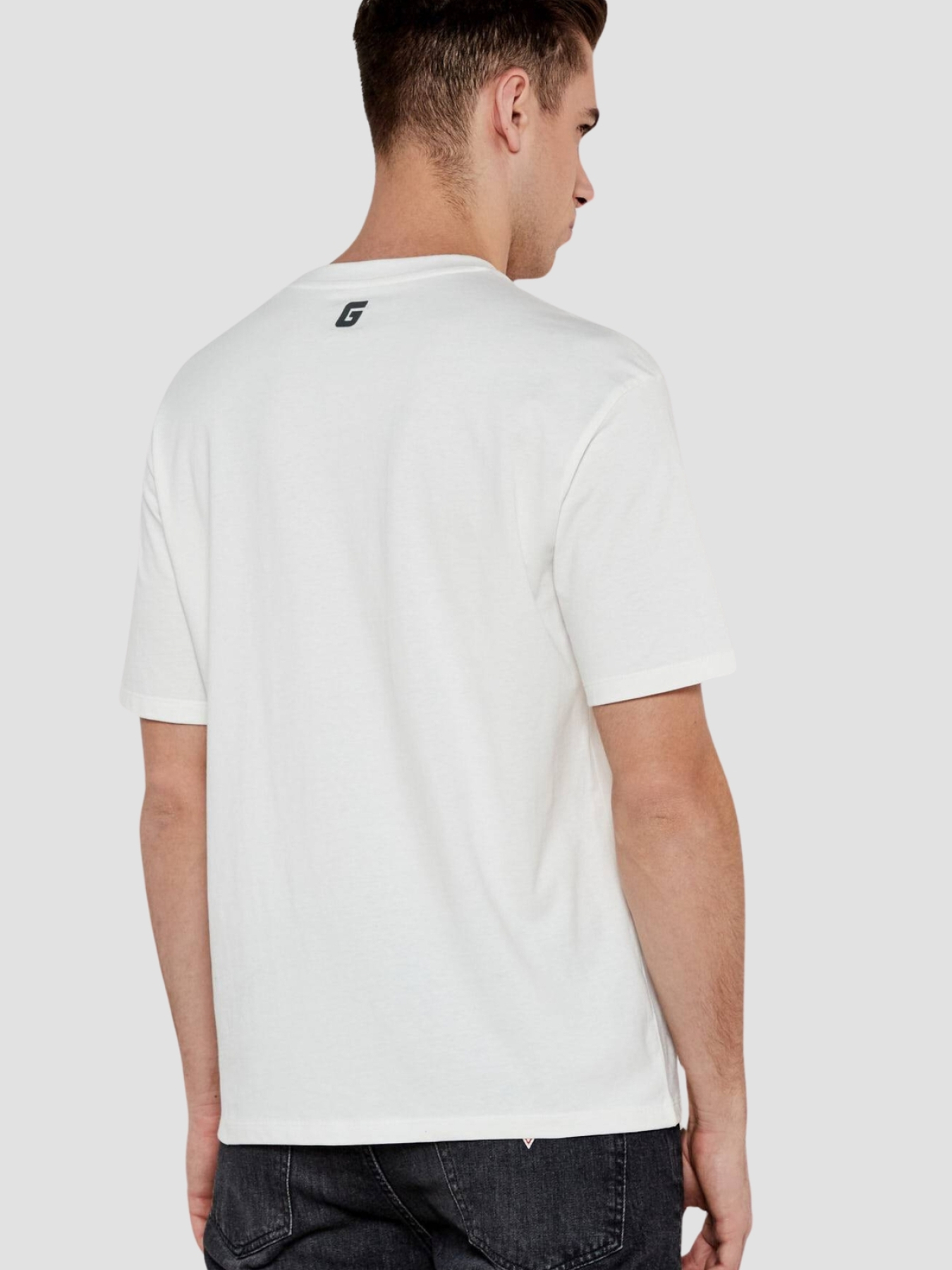 Мужская белая футболка модель Z5RI11.I3Z14;G018 Фото