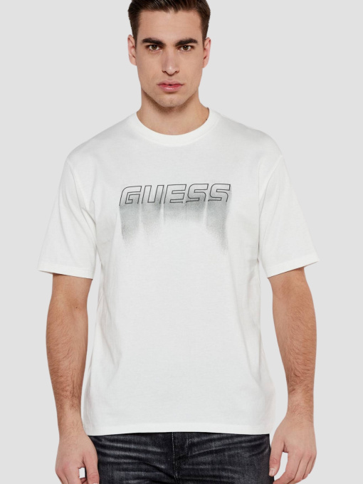 Мужская белая футболка модель Z5RI11.I3Z14;G018 Фото