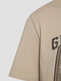 Мужская бежевая футболка модель Z5YI00.I3Z14;G1CA Фото