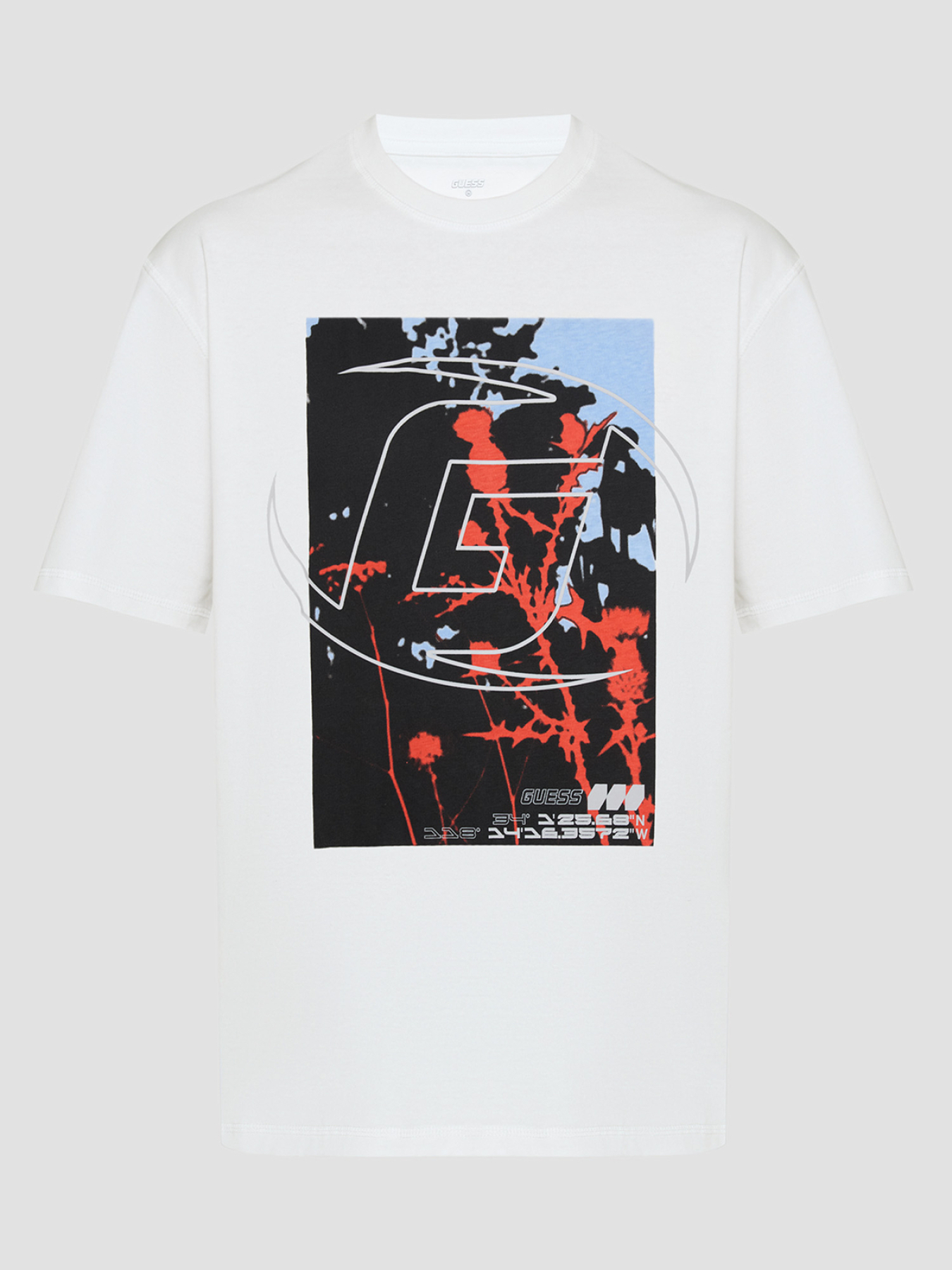 Мужская белая футболка модель Z5YI13.I3Z14;G018 Фото