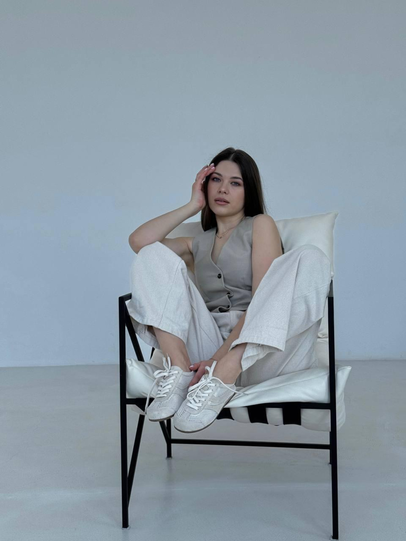 Кеди замшеві з молочною сіточкою Лотос (028/02035) 36 модель P_218472-S36_218472 Фото