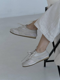 Кеди замшеві з молочною сіточкою Лотос (028/02035) 36 модель P_218472-S36_218472 Фото