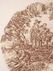 Серветка сервірувальна з рюшами бавовняна водовідштовхуюча Italiano Beige модель 25576 Фото