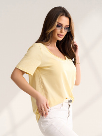 Футболки модель 14494_желтый Фото