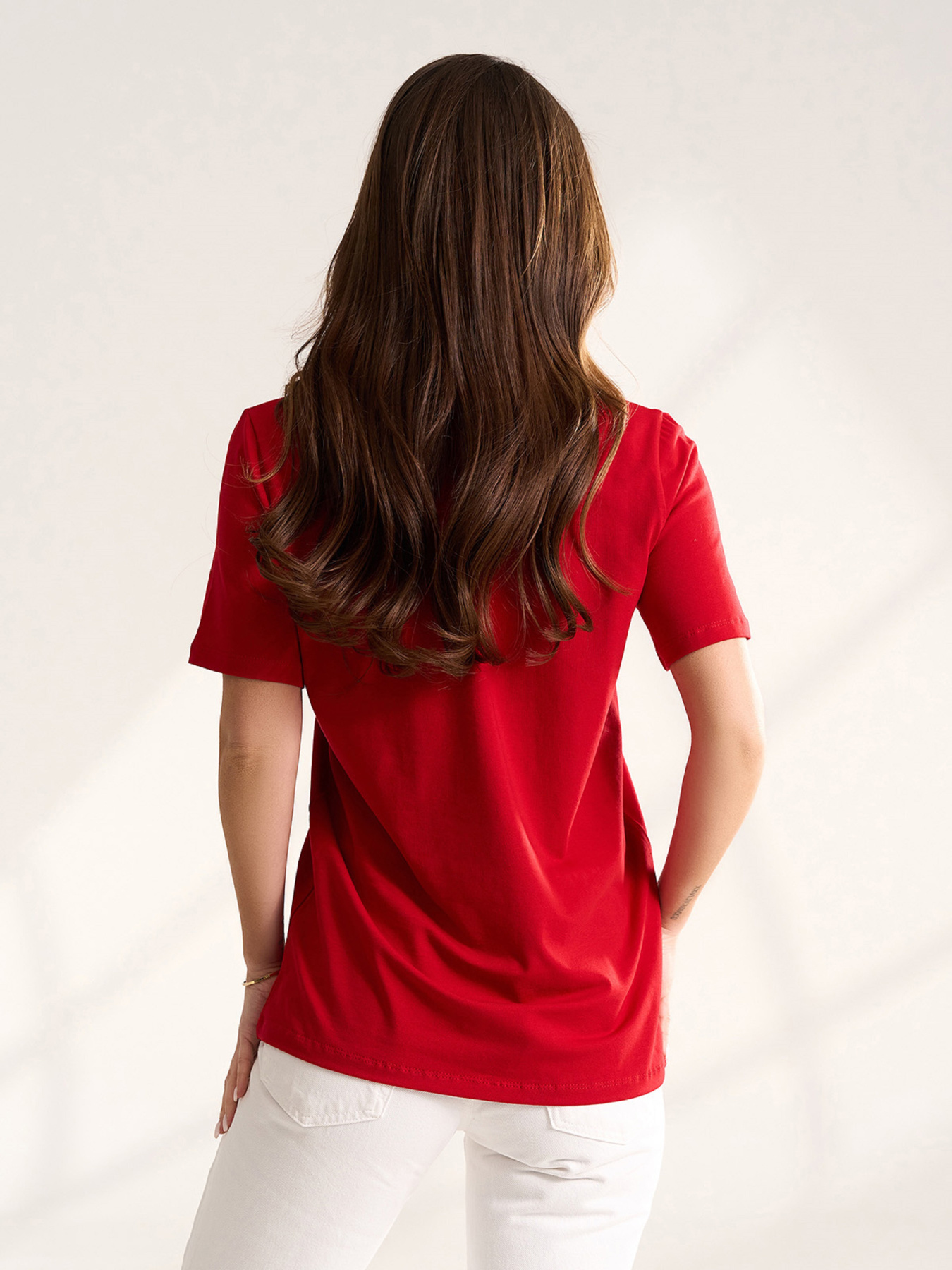 Футболки модель 14494_красный Футболки модель 14494_красный Фото