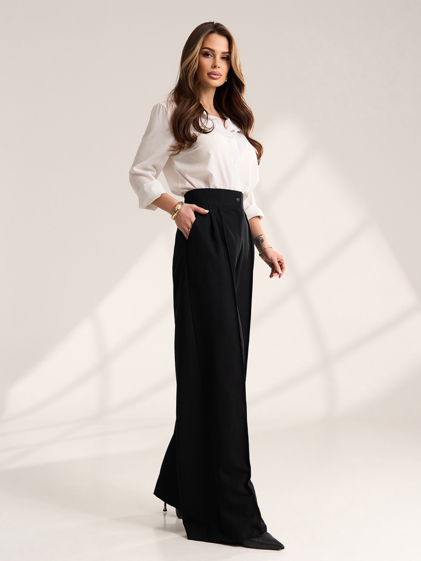 Жіночі брюки модель SA-706_черный Фото