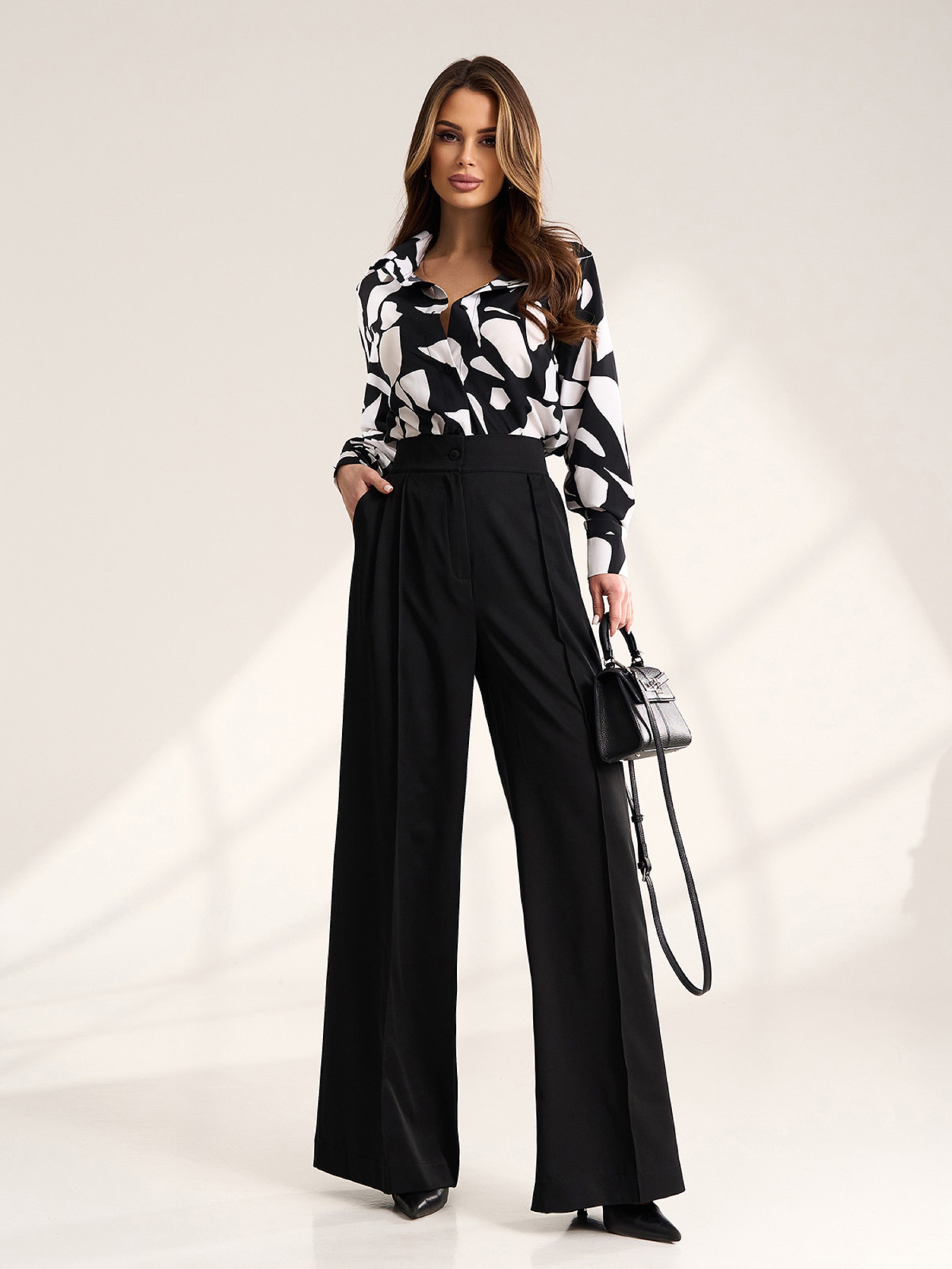 Жіночі брюки модель SA-707_черный Фото