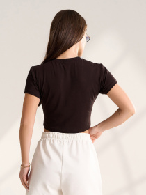 Топы модель 15552_темно-коричневый Фото